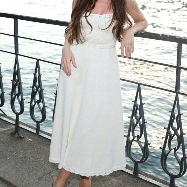 Back-Tie Midi Dress