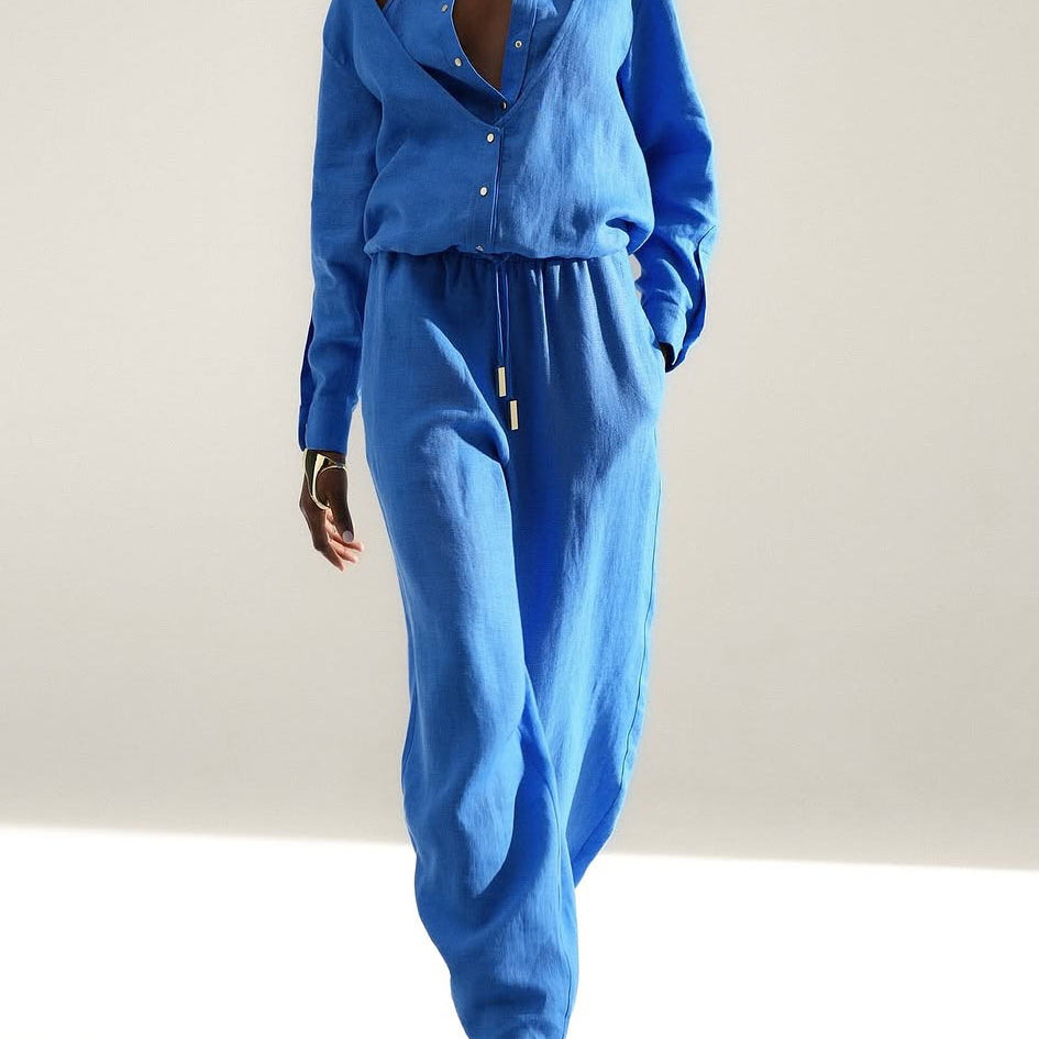 Casual Two Piece Pants Set