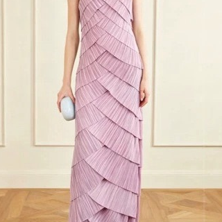 Resort Halter Neck Ruffled Maxi Dress
