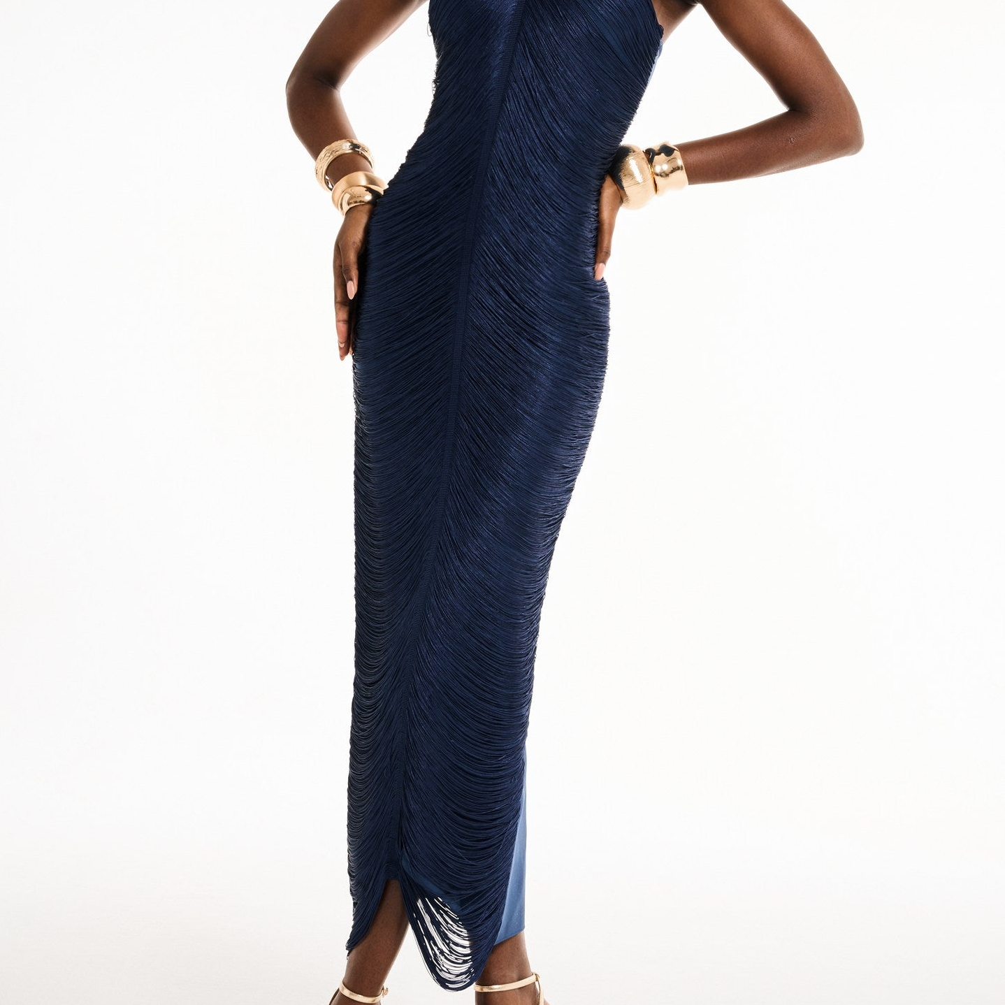 Fringe Midi Dress