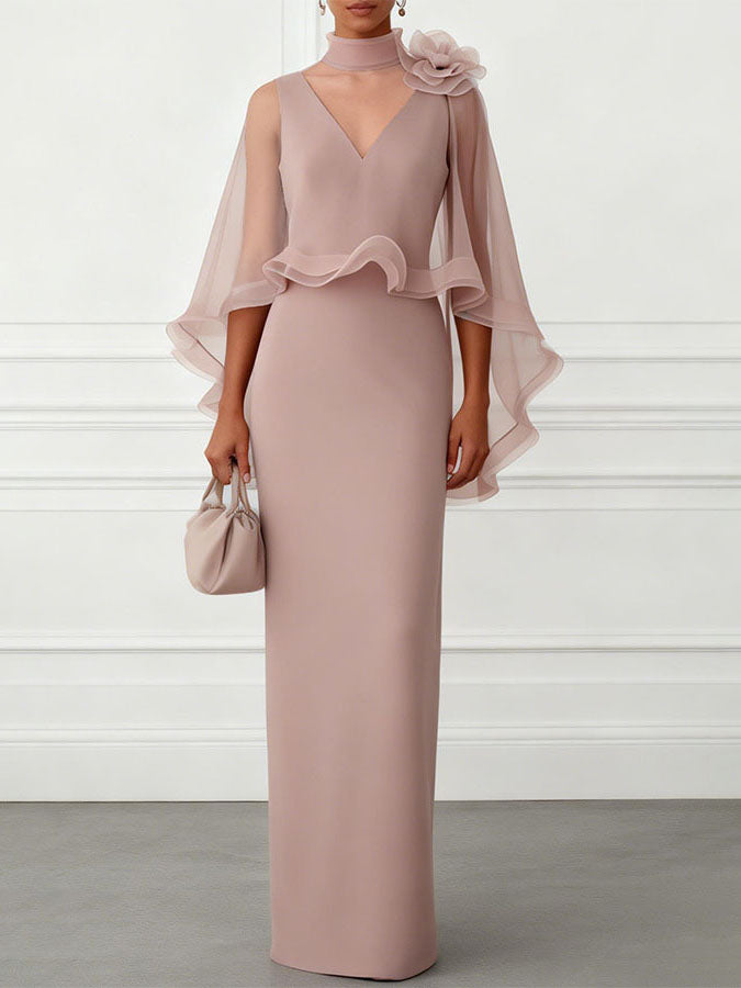 Halter Neck Backless Gown