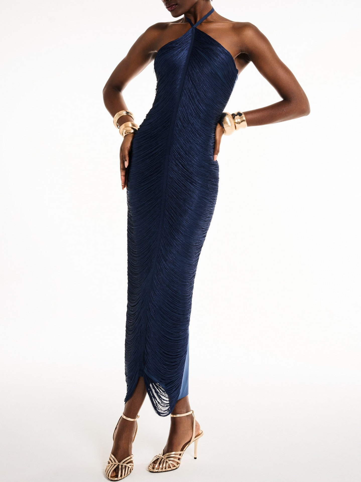 Fringe Midi Dress
