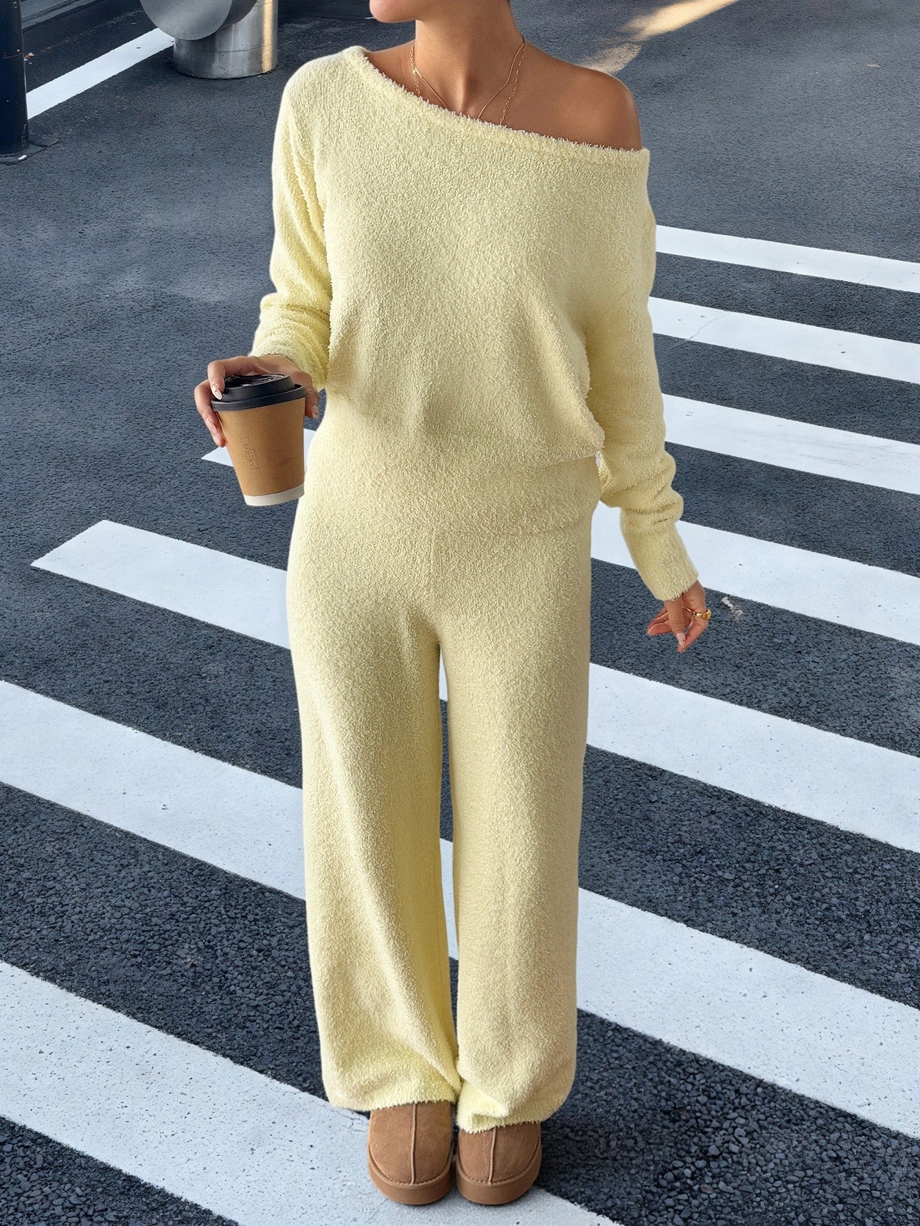 Casual Long-Sleeve Pants Set