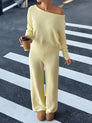 Casual Long-Sleeve Pants Set